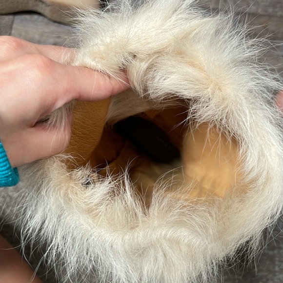 NWOT Coach Andi suede fur vintage boots - Picture 8 of 10